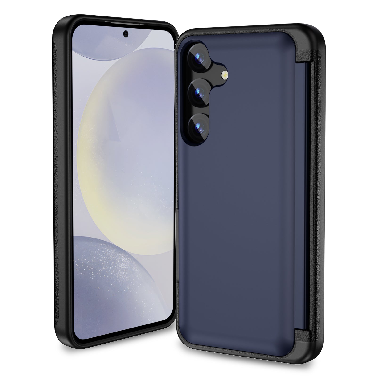 For Samsung Galaxy S24 TPU+PC Case with Card Slot Phone Cover Flip Kickstand For Samsung Galaxy S24 TPU+PC Case with Card Slot Phone Cover Flip Kickstand